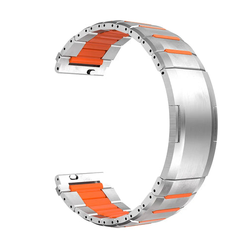 Oppo Watch X3 'One Push' stalen hybrid band (titanium/oranje)
