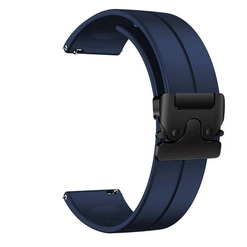 Oppo Watch X2 siliconen band met P-buckle (donkerblauw)