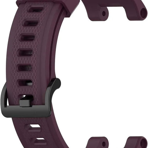 Silicone Strap, purple, without a watch, 3/4 front view