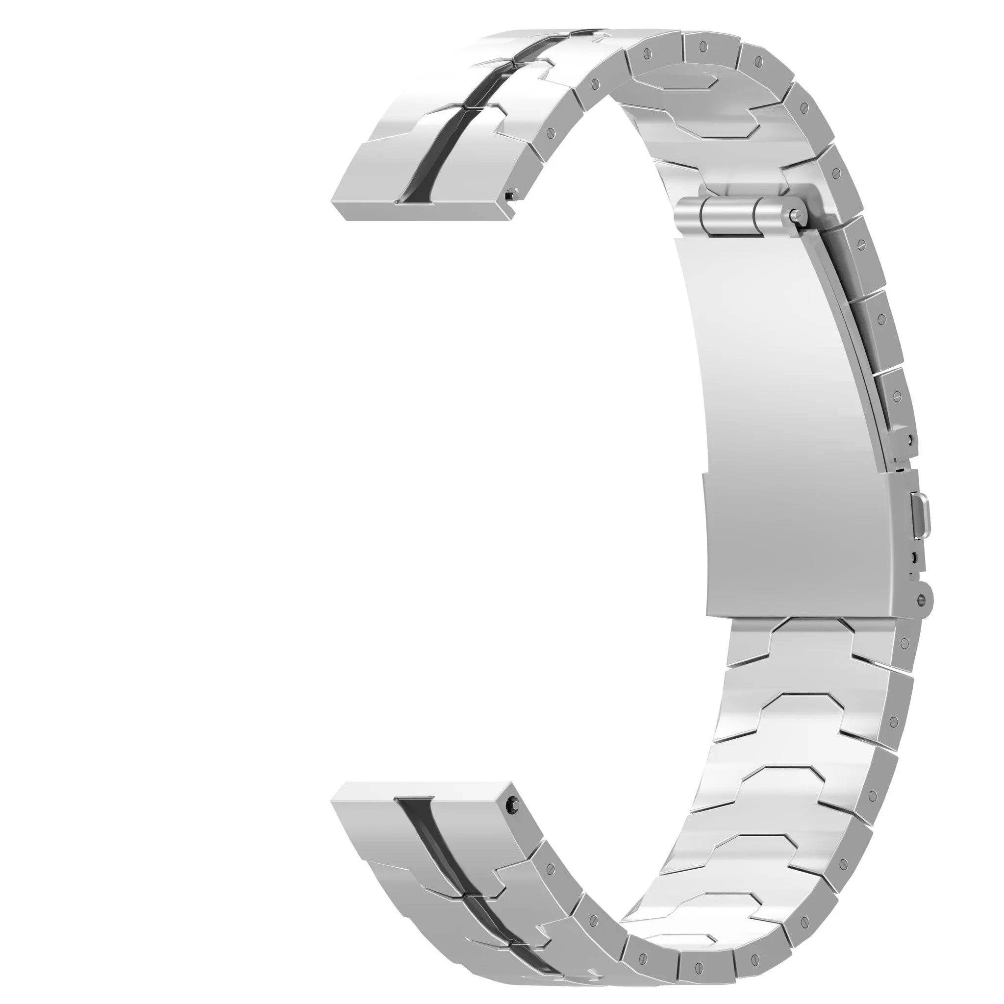 Amazfit GTS 2 steel iron band (zilver/zwart)