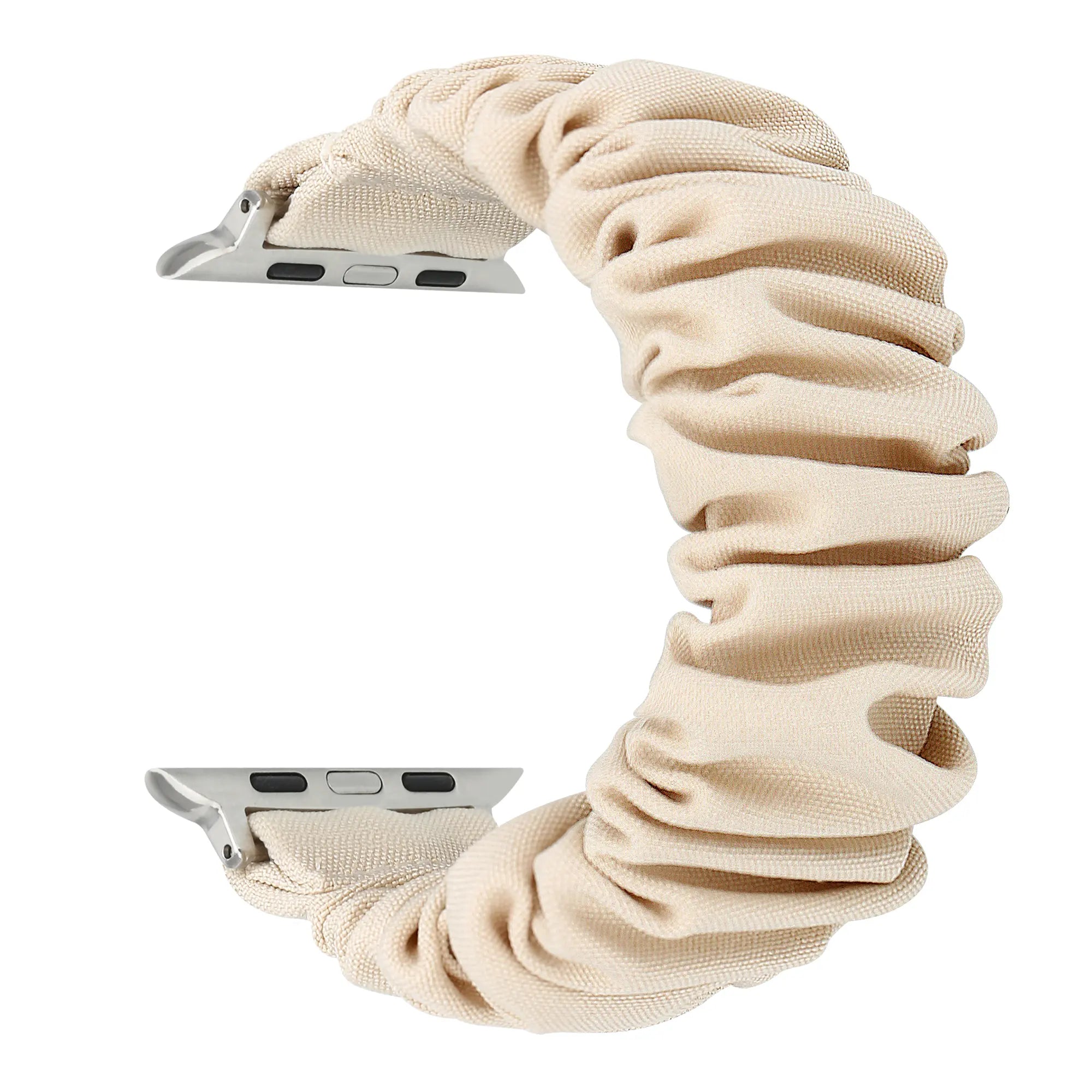 Apple Watch scrunchie bandje (sterrenlicht)