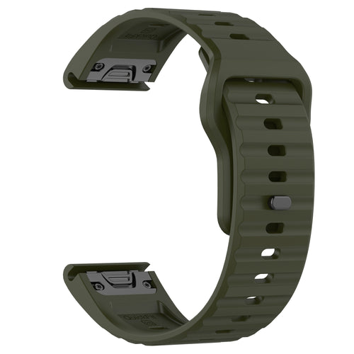 Garmin D2 Mach 1 outdoor siliconen band (legergroen)