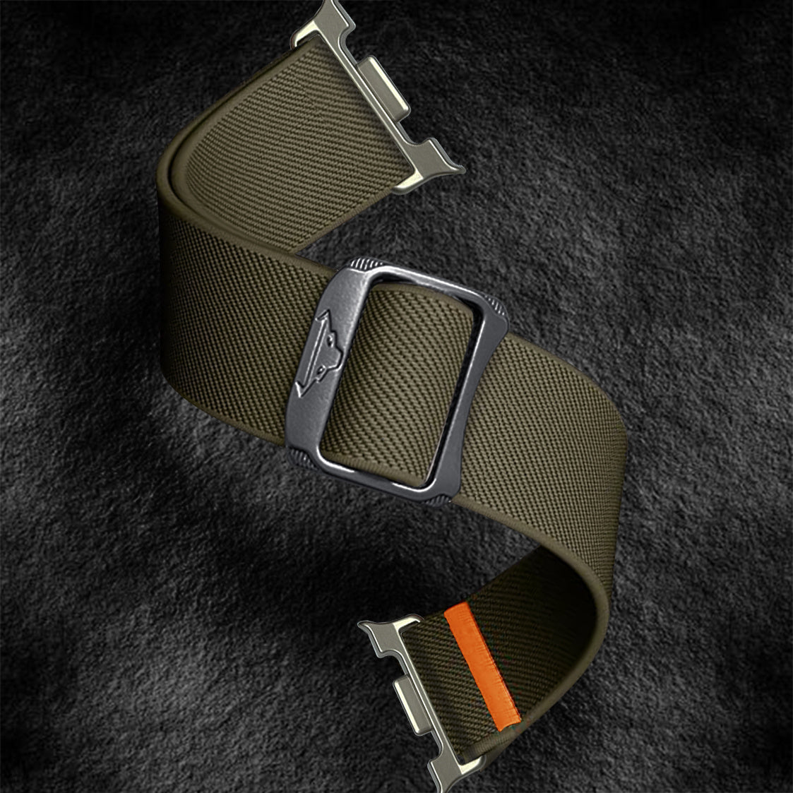 Samsung Galaxy Watch 8 Classic elastisch bandje (legergroen)