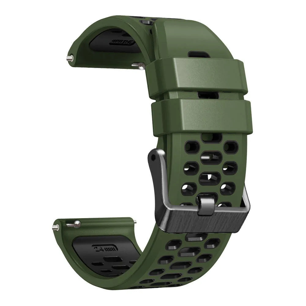 TicWatch Pro 5 Enduro sport gesp bandje (groen/zwart)