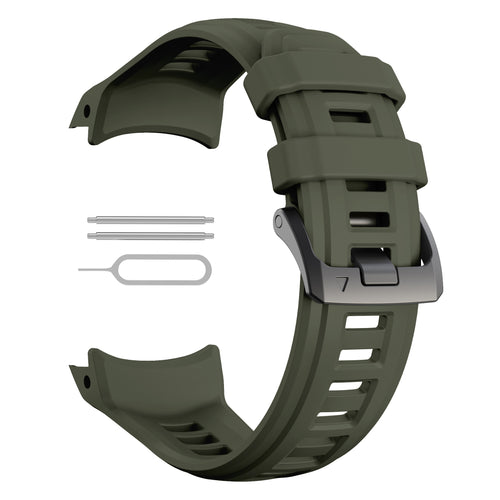 Garmin Instinct 3 - 50mm Silicone Strap 'Perfect Fit' (Army Green)