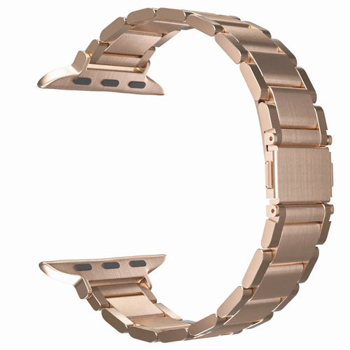 Luxury Metal Strap 'Slim', rose gold, without a watch, 3/4 front view