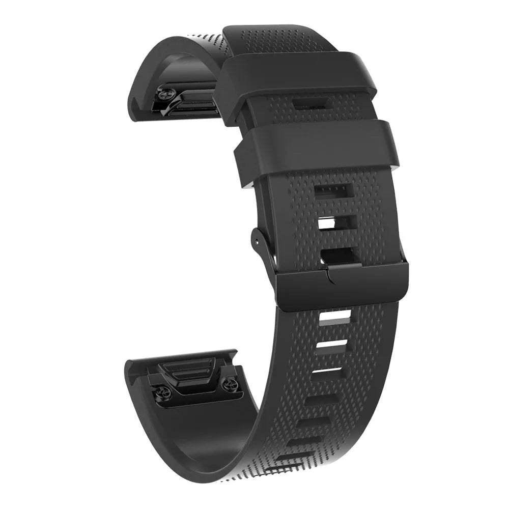 Coros Vertix 2 / 2s siliconen bandje (zwart)