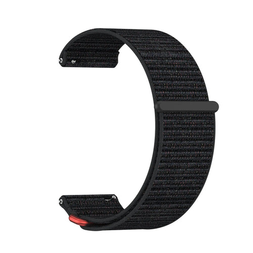 Nylon Strap, black, without a watch, 3/4 front view