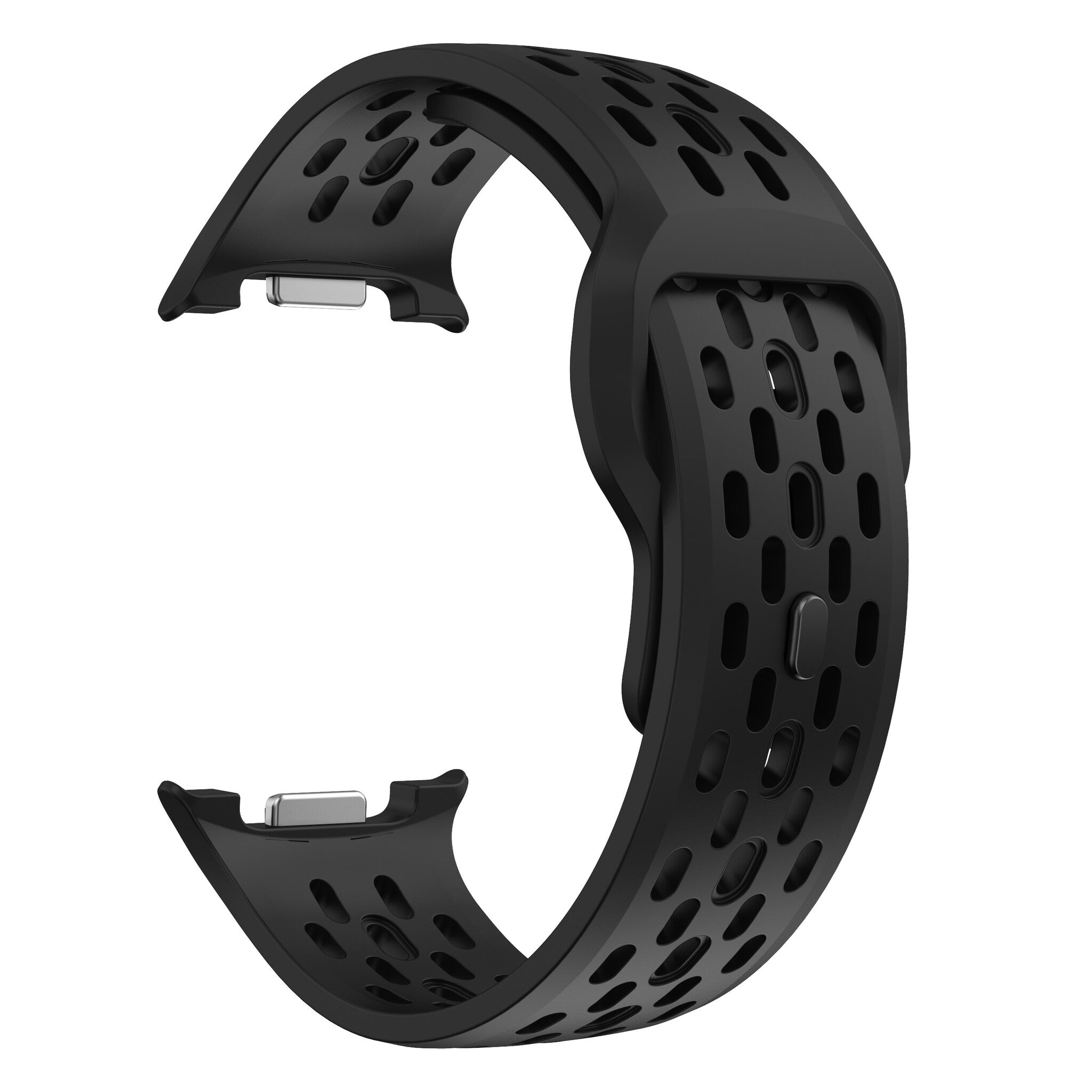 Samsung Galaxy Watch 9 - 44mm siliconen air bandje (zwart)
