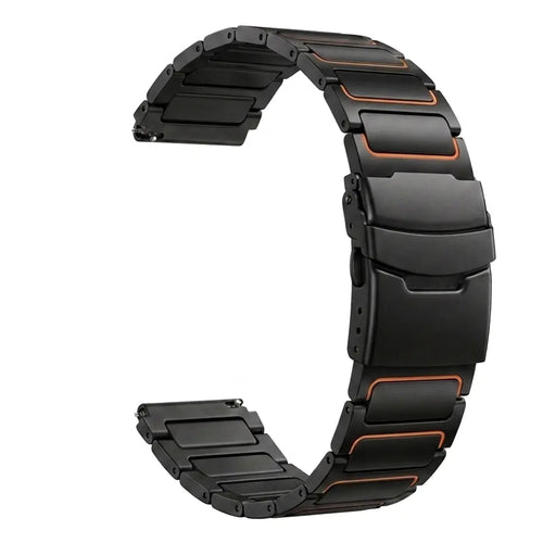 Amazfit Balance Ultra Turtle titanium band (zwart/oranje)