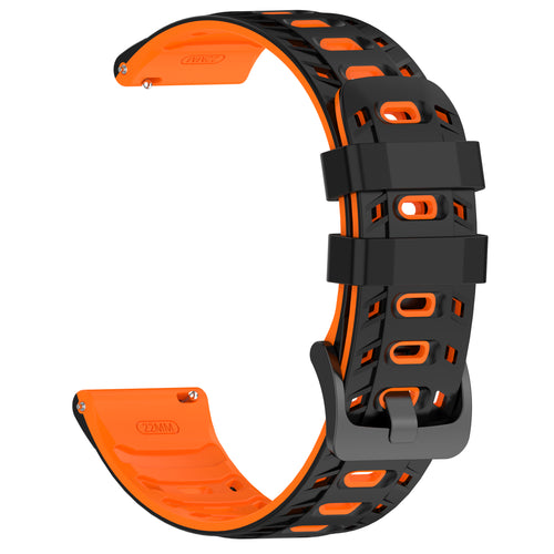 Amazfit GTR 4 mecha sport band (zwart/oranje)