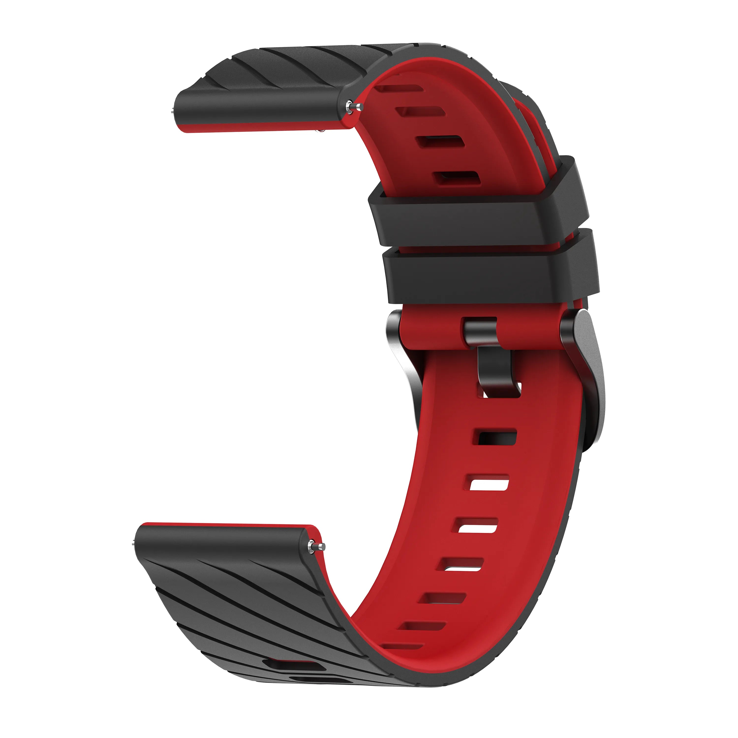 Huawei Watch GT 5 - 46mm twill sport band (zwart/rood)