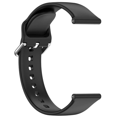 Coros Apex 4 - 46mm siliconen gesp band (zwart)