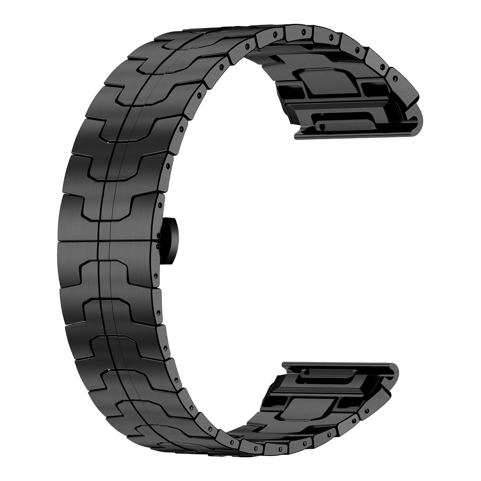Garmin Enduro 1 / 2 / 3 stalen 'Iron' band (zwart)
