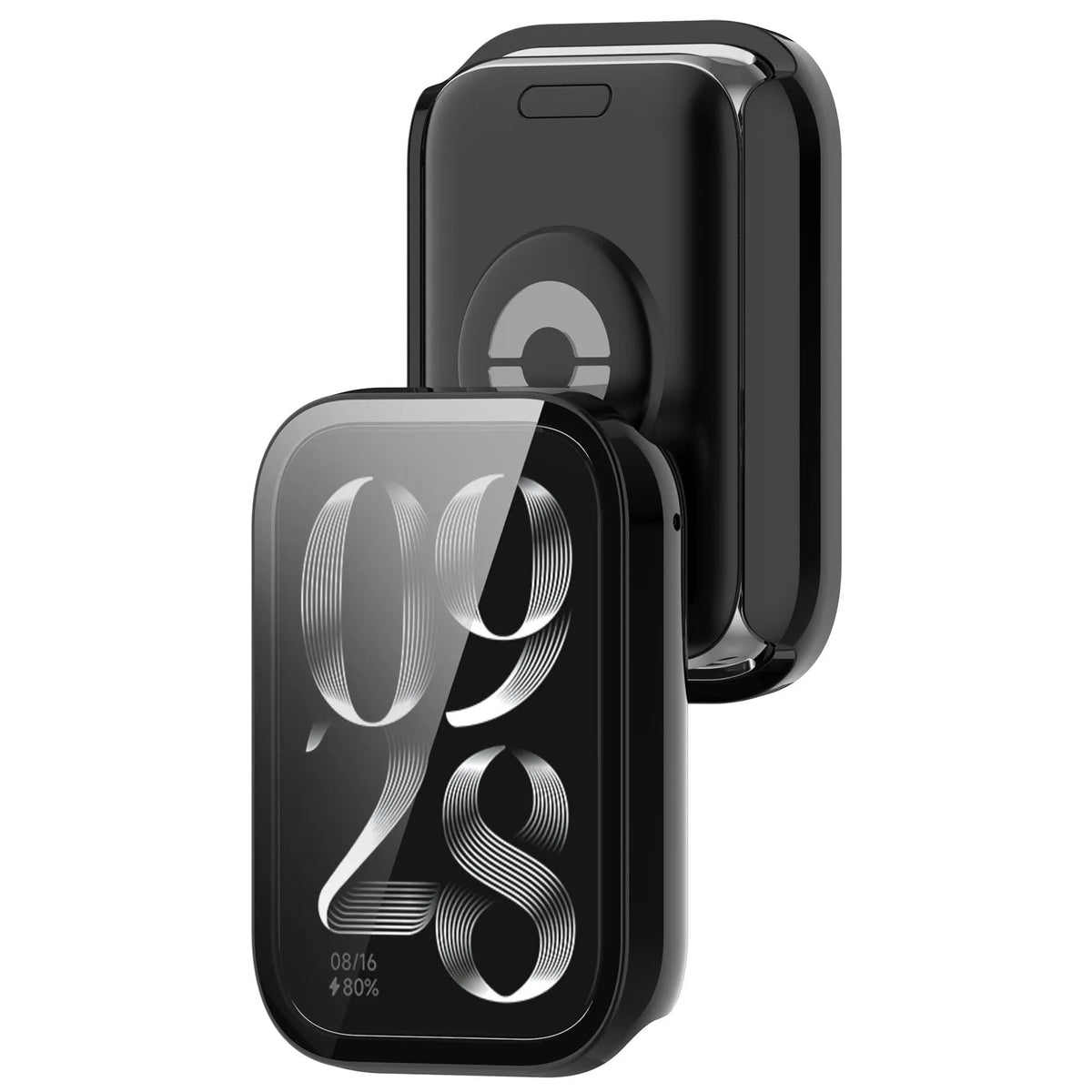 Xiaomi Smart Band 10 Pro PC case met glas (zwart) 