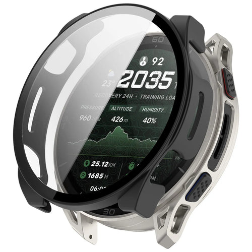 Amazfit Cheetah 2 Ultra hard case met glas (zwart)