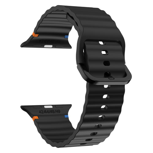 Apple Watch Ultra Wave bandje (zwart)