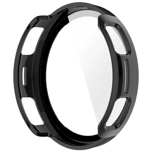 Amazfit Active 3 Premium PC case met glas (zwart)