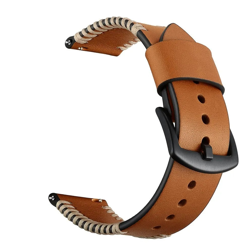 Honor Watch GS 3 Stitched leren band (bruin)