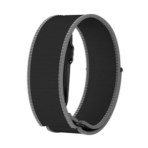 Nylon Strap 'Classic', charcoal, without a watch, 3/4 front view
