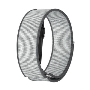 Nylon Strap 'Classic', grey/white, without a watch, 3/4 front view