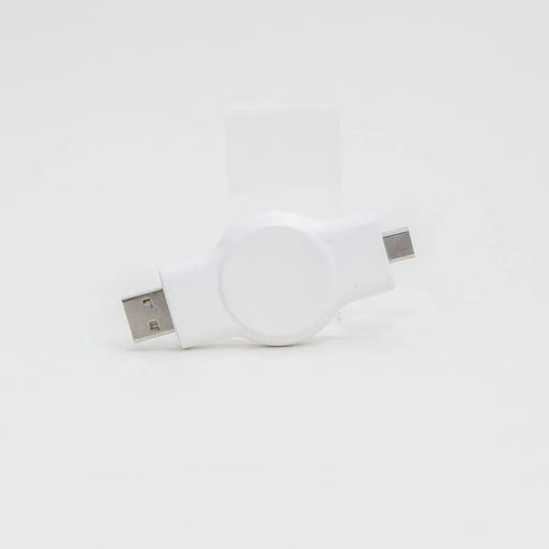 Apple Watch mini charger met USB-A & USB-C aansluiting