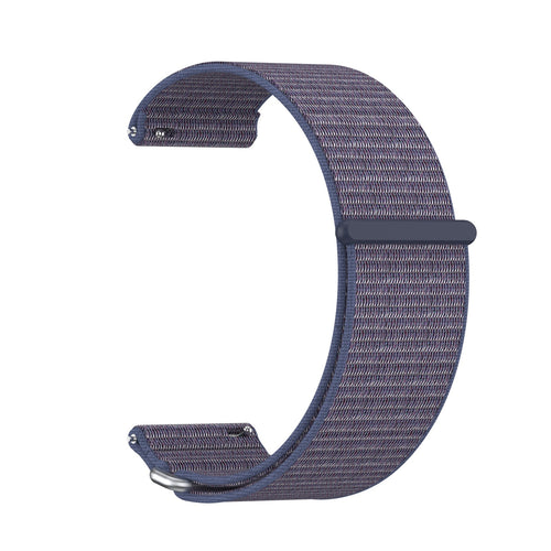 Garmin Venu X1 nylon bandje (donkerblauw)