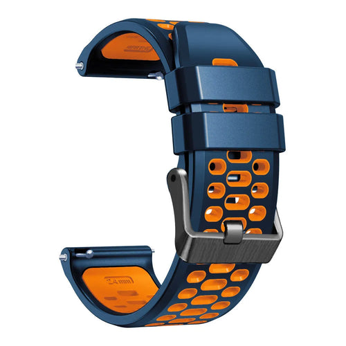 Coros Apex 4 - 46mm sport gesp bandje (blauw/oranje)