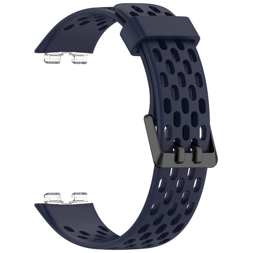 Huawei Band 8 siliconen air bandje (donkerblauw)