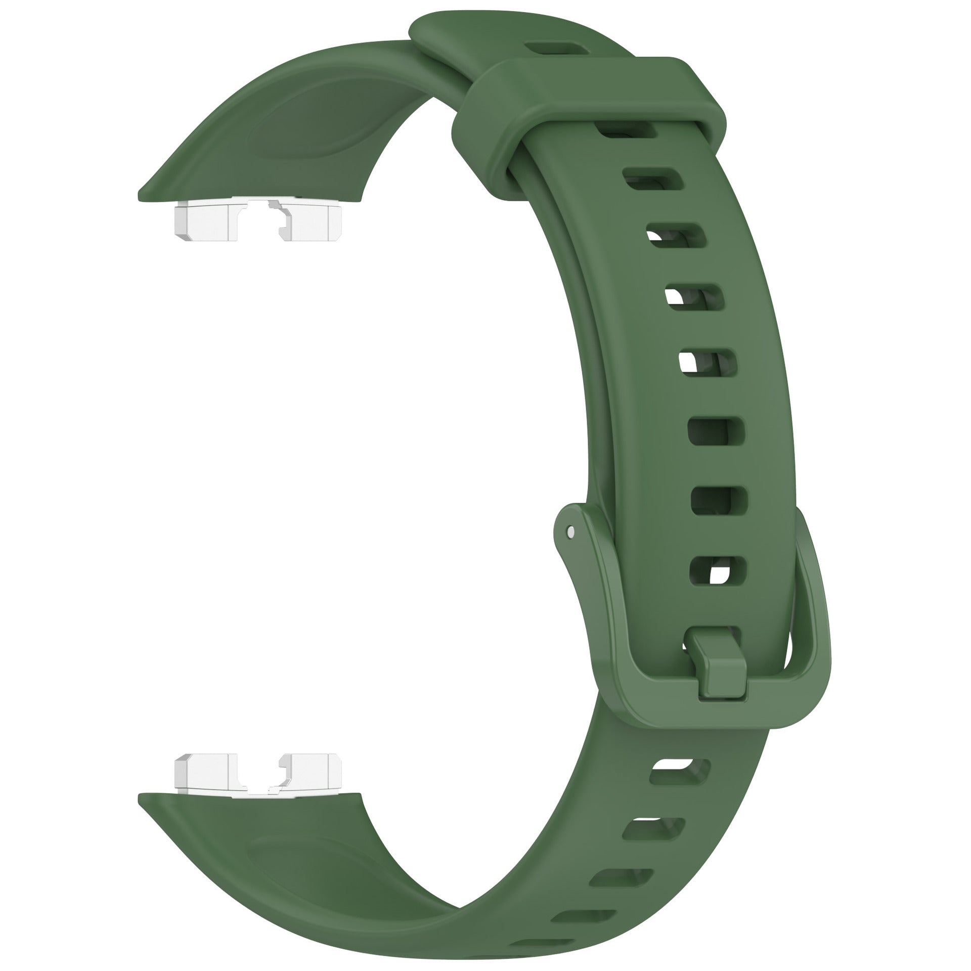 Huawei Band 10 classic siliconen bandje (donkergroen)