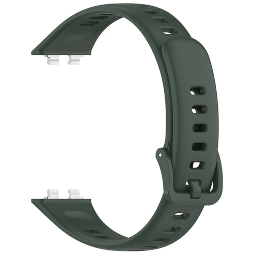 Huawei Band 11 Pro siliconen bandje (donkergroen)