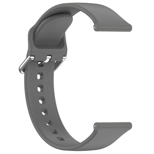 Coros Apex 4 - 46mm siliconen gesp band (donkergrijs)