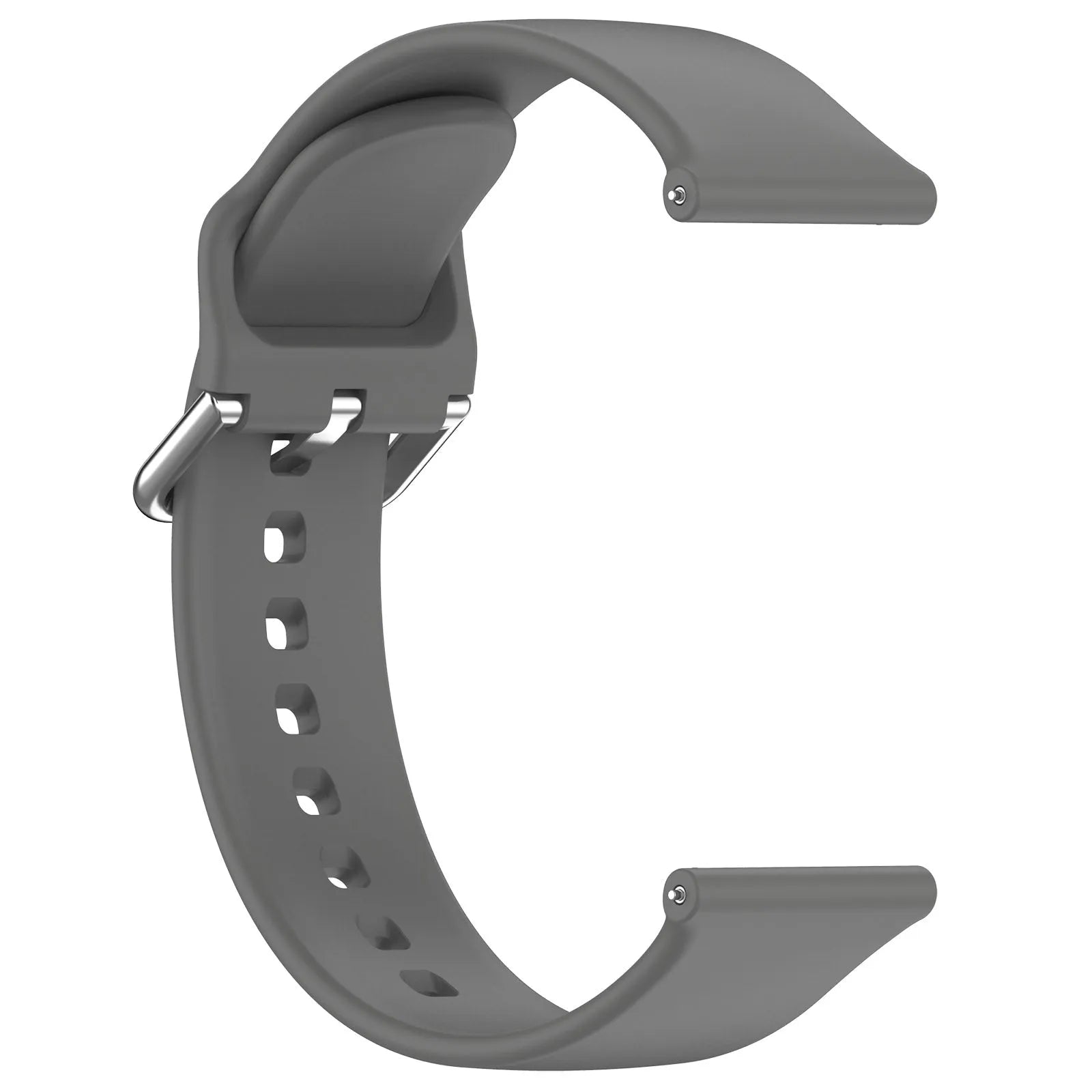 TicWatch Pro 5 Enduro siliconen gesp band (donkergrijs)