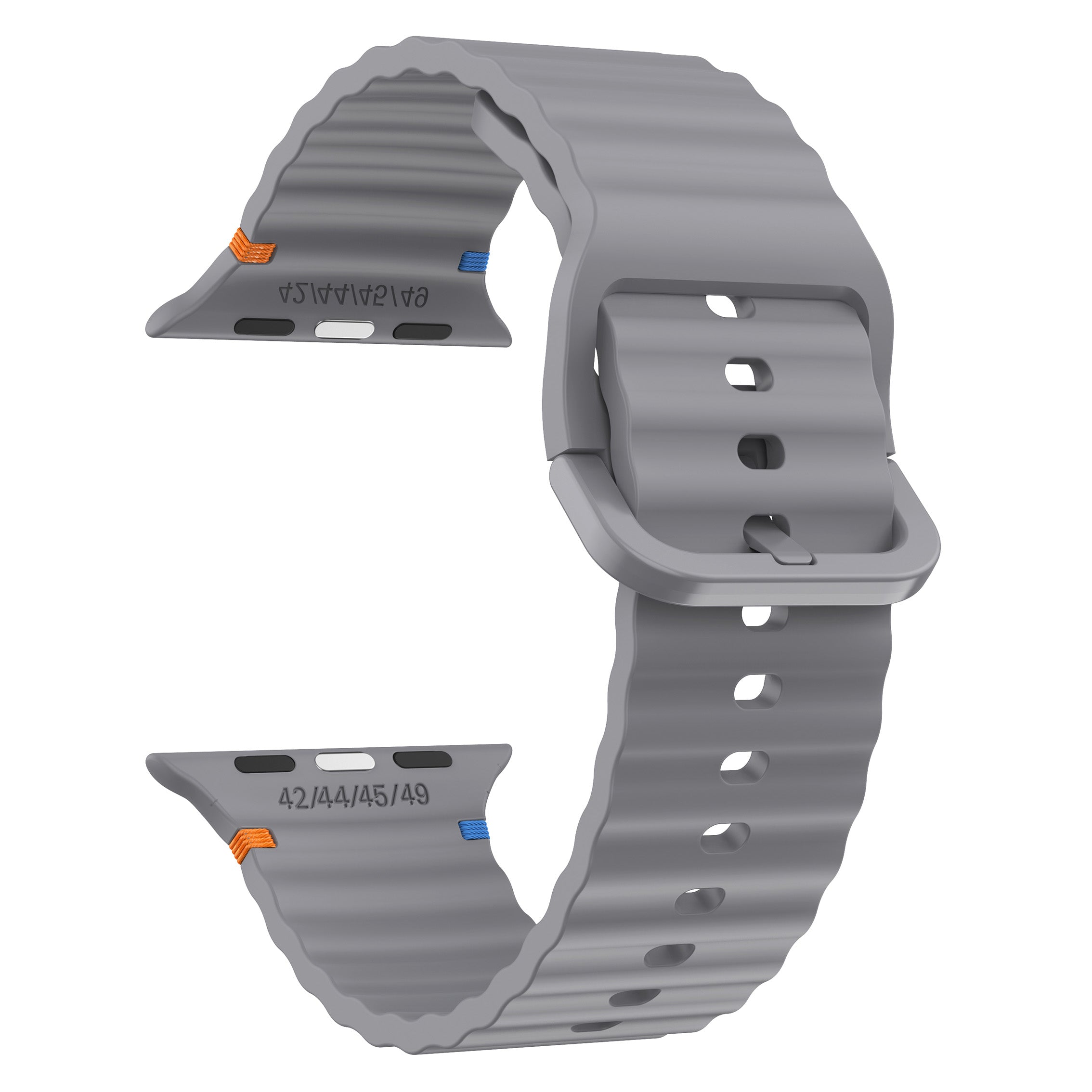 Apple Watch Ultra Wave Silicone Strap (Dark Grey)