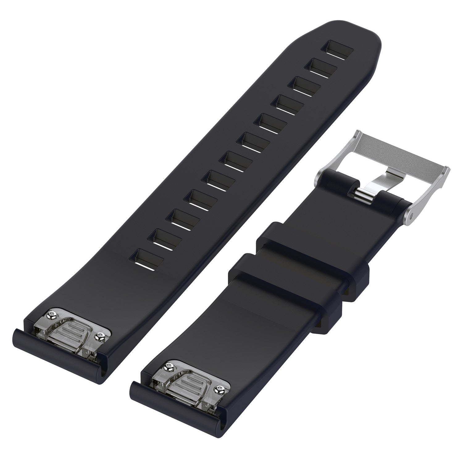Garmin Approach S70 - 42mm glossy silicone band (donkerblauw)