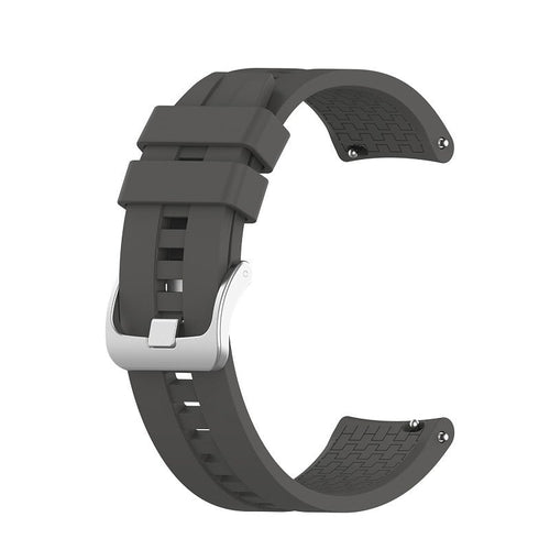 Huawei Watch GT 5 - 46mm extreme silicone band (donkergrijs)