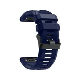 Silicone Strap, dark blue, without a watch, 3/4 front view