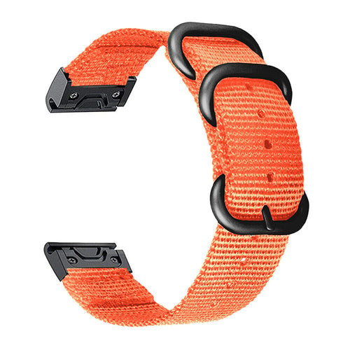 Garmin Approach S62 Nylon Strap with Buckle (Orange)