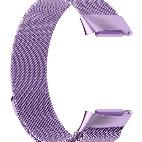 Milanese Strap, light purple, without a watch, 3/4 front view