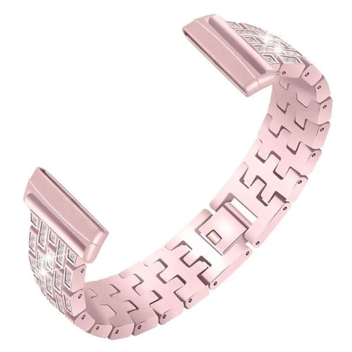 Diamond Steel Strap, without a watch, 3/4 front view