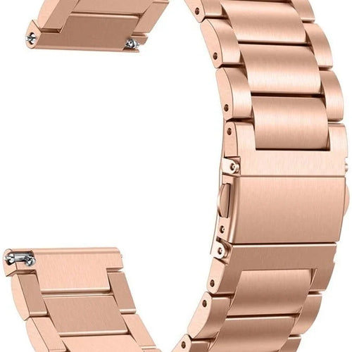 Fitbit Versa (2) stalen band (rosé goud)