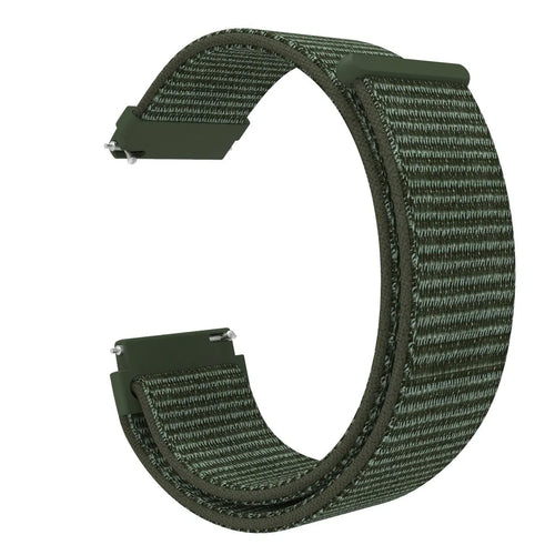 Coros Apex 42mm nylon bandje (donkergroen)