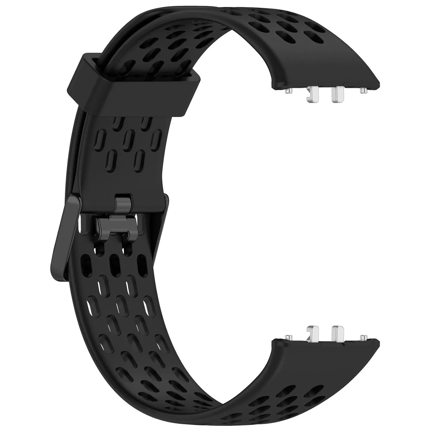 Samsung Galaxy Fit 3 ademend siliconen bandje (zwart)