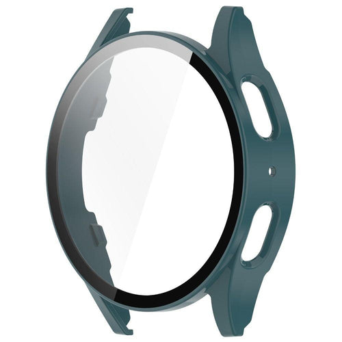 Samsung Galaxy Watch 7 44mm hard case met glas (dennengroen)