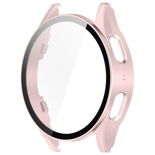 Samsung Galaxy Watch 7 40mm hard case met glas (lichtroze)