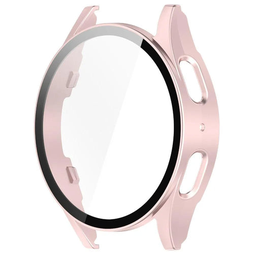 Samsung Galaxy Watch 7 40mm hard case met glas (lichtroze)