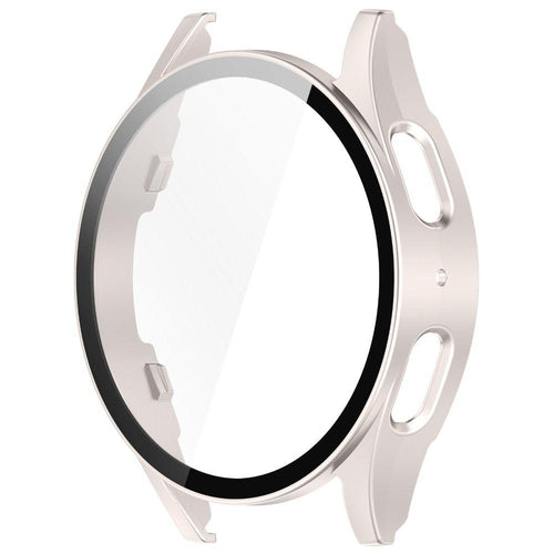 Samsung Galaxy Watch 7 40mm hard case met glas (sterrenlicht)