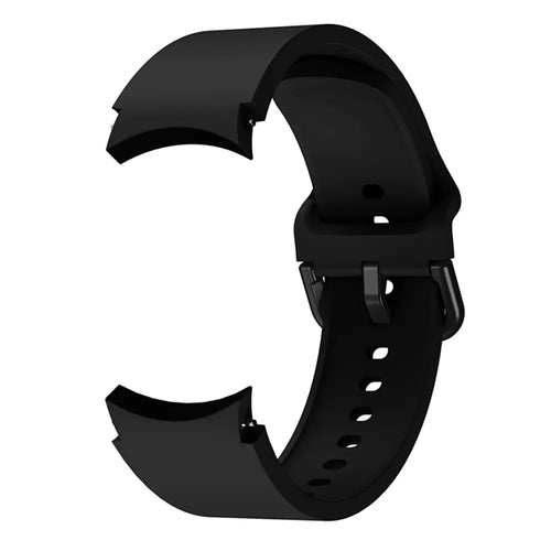 Samsung Galaxy Watch 6 - 40mm Buckled Silicone Strap (Black)