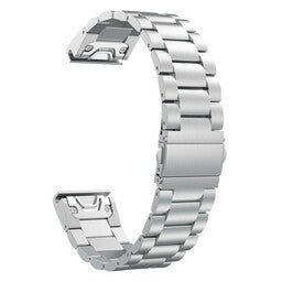 Garmin Instinct 3 - 45mm stalen band (zilver)