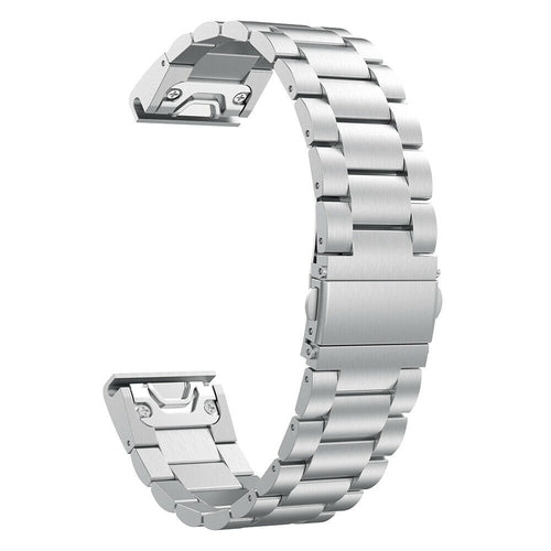 Garmin Forerunner 970 Steel Strap (Silver)